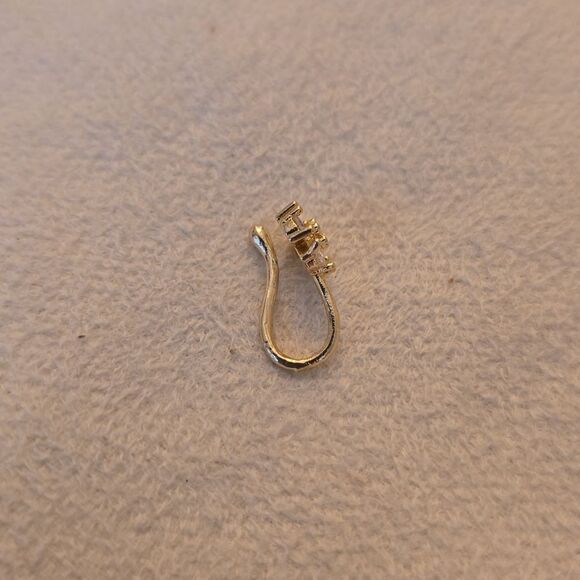 Nose ring fake clip gold tone - Picture 5 of 8
